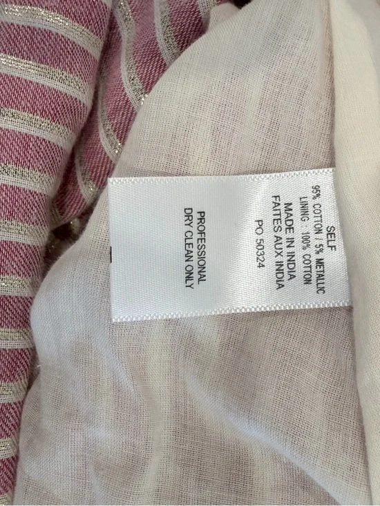 Misa Los Angeles Pink & White Striped Tiered Ruffle Mini Dress - Picture 9 of 10